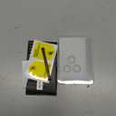 Uyiton Compatible with iPhone 17 Pro Max Camera Lens Protector - [Not Easy to Break][Strong Adsorption][Case-Friendly] Metal Tempered Glass Rear Camera Screen Cover - Silver