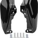 Black Mid-Frame Air Deflector Heat Shields Deflector for Harley 2024-2025 Road Street Glide