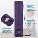 Gonex Yoga Mat Bag, Yoga Mat Carrier Full-Zip Exercise Yoga Mat Carry Bag for Women Men with 2 Multi-Functional Storage Cargo Pockets Extra Wide Adjustable Shoulder Strap (Purple Paisley)