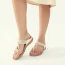 UBFEN Womens Slides Walking Sandals Comfortable Platform Slip On Dressy Summer (7.5)