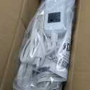 Sunbeam Electric Restful Quilted Heated Mattress Pad Full 75" x 54" 12 Heat Settings 12-Hour Auto Shut-Off Extra-Cozy Fabric Deep Pocket Fit Machine Washable (White Quilted Vertical)