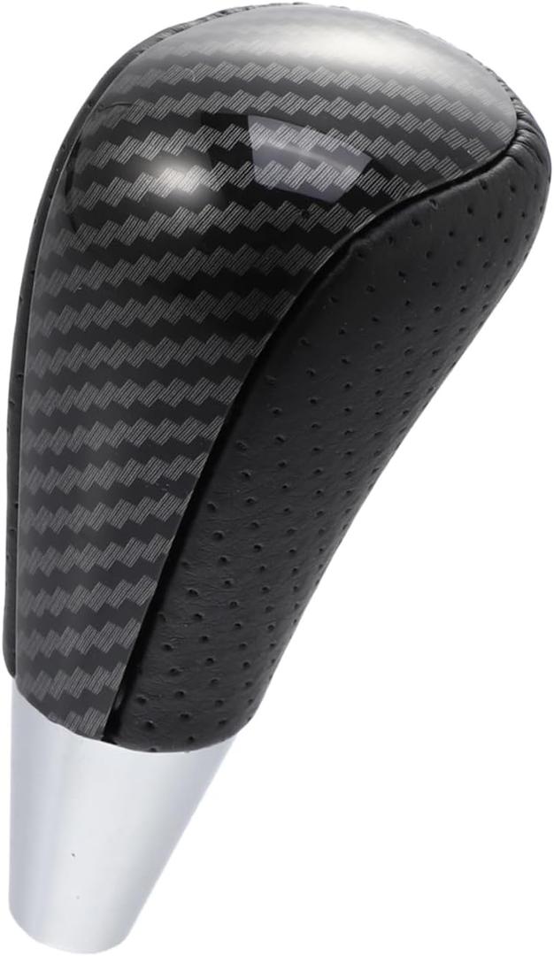 HOPESPANNER Car Automatic Gear Stick Shift Knob for Toyota for Toyota RAV4 Corolla Avalon 4Runner Sienna Tacoma for Lexus ES GS Black Carbon Fiber Pattern Replace Parts Vehicle Components