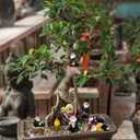 9pcs Drunk Gnomes Miniature Garden Gnomes Mini Funny Gnome Statues Resin Gnome Fairy Gnomes Garden Decorations Miniature Gnomes for Fairy Garden, Christmas Tree, Gift for Kids