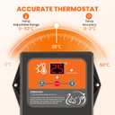 Tortoise Heating Mat 24.6 × 39.4” Waterproof &Temperature Control