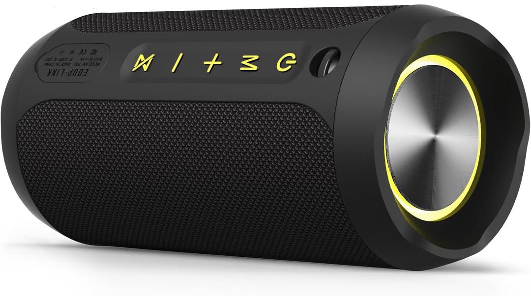 Waterproof Bluetooth Speaker IPX7 Portable Wireless Outdoor Speakers with 20H Playtime Loud Stereo Sound for Hiking Golf Pool Beach Camping White Elephant Gift for Adults Men Women Teen Boys Girls