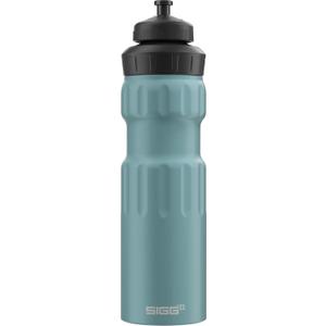 SIGG - Aluminum Sports Water Bottle - WMB Sports Morning Blue - With 3-Stage Sports Cap - ClimatePartner Certified - Leakproof & Lightweight - BPA Free - 25 Oz