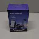 3-in-1 Car Phone Holder [122+LBS Strongest Suction & Stable Clamp Arm] 360 Adjustable Car Phone Mount, Cell Phone Holders for Your Car for Dashboard Vent, All Smartphones & Car Models (Black)