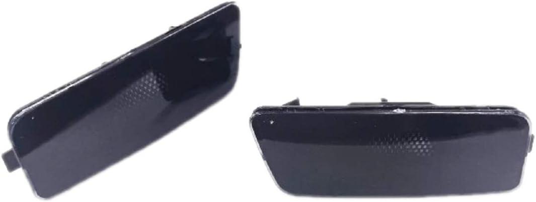 Black/Clear/Amber/Grey Lens Front Fender Side Marker Lights Reflector Replacement For VW Golf MK6 Rabbit GTI 2.0T (Black Len)