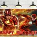 Backdrop for Birthday Party Decorations Hero Background for Baby Shower Party Cake Table Decorations Supplies Superhero Banner 5x3ft