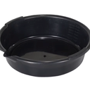 NEIKO 20762A Oil Drain Pan | Black Plastic Anti Splash | Motor Oil Drip Catcher Pan | 2 Gallon (8L) Capacity