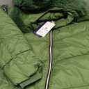 MOERDENG Women's Winter Windproof Warm Down Coats Waterproof Thicken Hooded fashions Puffer Jacket (Green)XL