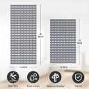 XIYUNTE Rubber Bath Mat for Tub Non Slip, 36 x 16 inches Bathtub Mat Non Slip Shower Mats for Inside Shower, Safety Anti Slip Shower Mat with Suction Cups, Easy to Cut Bath Tub Mat, Ink Gray