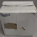 FLOWERCAT 100PCS Clear Brown Plastic Plates - Heavy Duty Plastic Plates Disposable for party &Wedding - Serve for 50Guests party (10inch & 7inch)(Mocha Mousse)