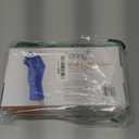 Caring Nitrile Exam Gloves, Blue, Powder-Free, Disposable Gloves for Medical Care, First Aid, Cleaning, Food Prep, Large, Pack of 100