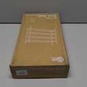 STORAGE MANIAC Expandable Shoe Rack, 16 Pairs Stackable Small Shoe Rack, Metal Adjustable Shoes Organizer for Closet, Entryway, Hallway, Garage, Front Door, Shoes Shelves, White 4 Tier