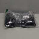 Black Bathroom Rugs, Small Bath Mats for Bathroom Non-Slip, Soft Plush Shaggy Washable Bath Rug for Tub and Shower, 18x24