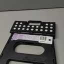 Handy Laundry Folding Step Stool - Sturdy Enough Collapsible Stool to Support Adults and Safe Enough for Kids - Opens Easy with One Flip - Great for Kitchen, Bathroom or Bedroom (Black - 9 Inch)