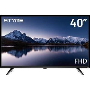 ATYME 40-inch Class 60Hz 1080p FHD LED TV Flat Screen 1*USB 3* HDMI 1*VGA ARC Dual Channel 8W Speakers Monitor Television 400AM7HD