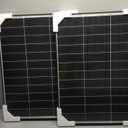N-Type 16BB 200 Watt Solar Panel, 2Pcs Compact 12V 100W Solar Panel, 25% High Efficiency Monocrystalline PV Modules, Ideal for RV, Trailer, Camper, Marine, Rooftop, Home, Off-Grid (2-Pack)
