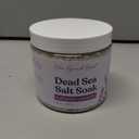 Dead Sea Salt for Soaking  100% Pure Scented Bath Salt for Muscles, Relaxation & Detox - 16 oz Natural Epsom Salt for Bath Soak, Body Scrub & Skin Softening