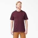 Dickies Men's Big & Tall Heavyweight Crew Neck Short Sleeve Tee Big-Tall (Red, L)