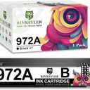 972A Black Ink Cartridge Replacement for HP 972 972A 972X Ink Work for PageWide Pro MFP 352dw 377dw 477dw 477dn 577dw 577z 452dw 452dn 552dw Printer (1xBlack) Latest Upgraded Chip