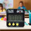 School Smart Up Count Down Digital Timer - 086452, Gray, 1 lb
