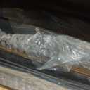 Bar Height Patio Table, 40-Inch Outdoor Pub Table Bistro Table with Wooden-Like Table Top & Metal Frame, Spring, 2026 (Brown)