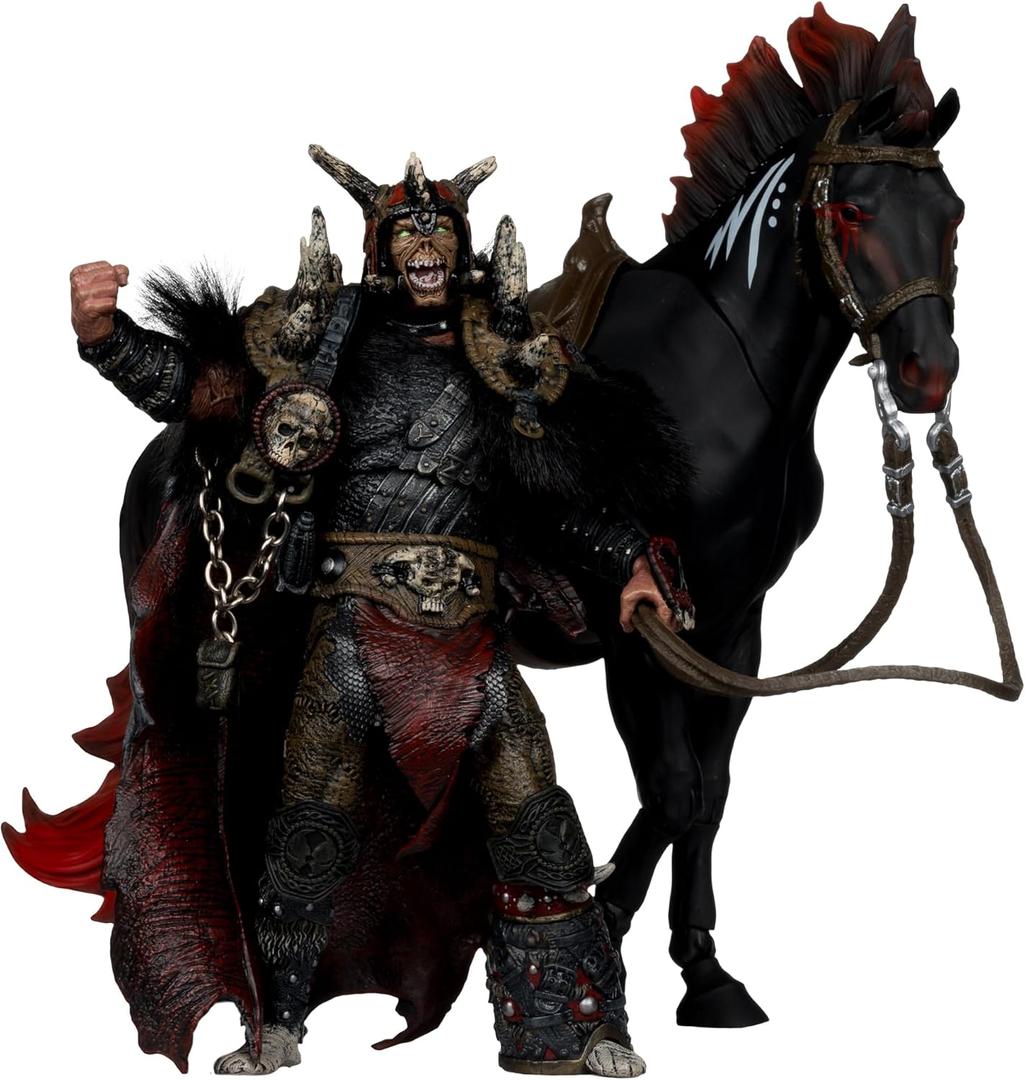 McFarlane Toys - Bloodaxe with Horse (Spawn: The Dark Ages) 7in Action Figure 2 Pack Digital Collectible