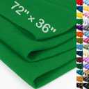 XSEINO Emerald Green Large Felt Fabric 72" X 36 "(2 Square Yards), 1.4 mm Thick Soft Felt Fabric Sheet for Crafts, Green Series Colors Soft Nonwoven Fabric, Fit for Decoration, Sewing, DIY Crafts
