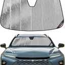Windshield Sun Shade for Toyota Crown Signia 2025-2026, Reversible Silver/Black