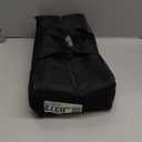 AUH X-Shaped RV Stabilizer Wheel Chock (Allows Drilling for Adjustment) Travel Trailer Stabilizers, Anti-Motion Tire RV Accessories for Tandem Axle RV Trailer Camping - 2 Pack (Black)