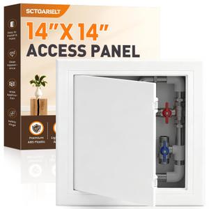 14x14 Inch Access Panel for Drywall and Ceiling, ABS Plumbing Access Door