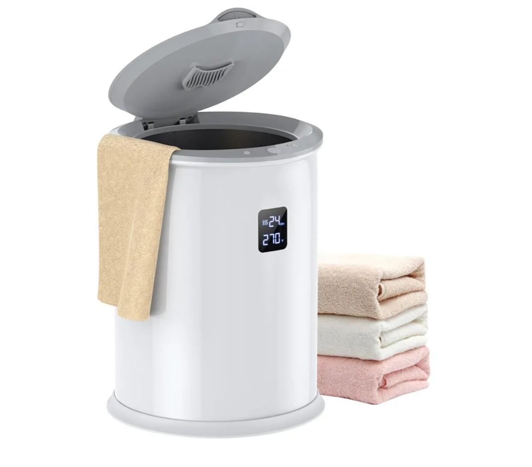 Large Towel Warmer for Bathroom, Luxury Hot Towel Warmer with Timer, LED Display Time and Temperature, Insulation Effect Up to 150 Minutes, Delay Time Up to 24 Hours, Best Ideals (White)