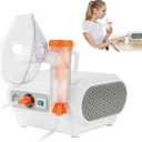 MAYLUCK Portable Compressor Nebulizer, Nebulizer Machine with 1 Set Accessory, Jet Nebulizers Personal Steam Inhaler Cool Mist System for Kids Adults Orange 46 Ounce