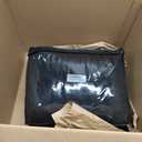 ULTICOR 7-Piece L Shape Sectional Recliner Sofa Covers, Velvet Stretch Reclining Couch Covers for Sofa, Thick, Soft, Washable (Black, 5 Seat Cover)