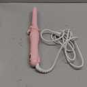 HC Honey Coco Rotating Curling Iron - 1-Inch/25MM Professional Hair Curler with LED Display, Fast-Heating Curling Wand for Long & Short Hair, Perfect Hair Waver Styling Tool (Pink)