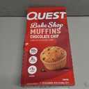 Quest Nutrition Chocolate Chip Muffin, 10g Protein, 2g Net Carb, Less than 1g Sugar, Protein Snack, 8 Count (EXP 09/30/26)