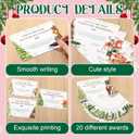 2 x Marspark 60 Pcs Christmas Employee Appreciation Cards Funny Gifts with Envelope Sticker 6x4in Encouragement Awards Thank You Cards Colleague Motivational Gift Coworker Recognition for 20 Staff(Tree)