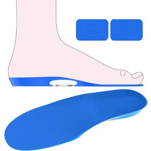 Insoles for Airtag Hidden Holder, Tracker Devise Case for Kids, Adults and Elderly, Comfortable Inserts for Shoes, Blue (175-190mm) (6.89-7.48 IN 10-12 Little Kid)