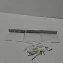 SinLoon 6 Inch Small Shelf in Flat Satin Aluminum Bathroom Shelf Wall Mount for Small Speaker Smartphone, Tablet, Toiletries ,3 Pack