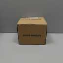 1 Pack Gold Glass Door Lever Privacy Crystal Door Levers Satin Brass Door Lever Interior Brushed Gold Door Handle for Bedroom and Bathroom,Zinc Alloy