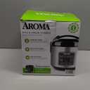 AROMA Digital Rice Cooker, 4-Cup (Uncooked) / 8-Cup (Cooked), Steamer, Grain Cooker, Multicooker, 2 Qt, Stainless Steel Exterior, ARC-914SBD