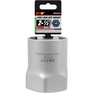 Performance Tool W83243 1/2-Inch Drive Hex Lock Nut Socket, 2-1/2-Inch