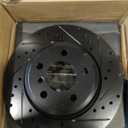 Dynamic Friction 633-31046R - Drilled and Slotted Black Zinc Brake Rotor