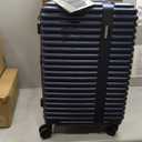 InUSA ALLY 24-Inch Medium Hardside Spinner Luggage TSA Lock Durable Blue