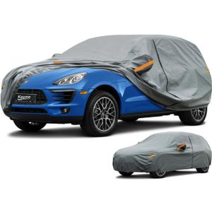 Kayme Heavy Duty Car Cover Custom Fit Porsche Macan, Waterproof All Weather for Automobiles, Full Exterior Covers Rain Sun UV Protection.