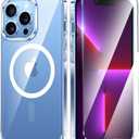 FNTCASE for iPhone 13 Pro-Max Case: Strong Magnetic Anti-Yellowing Slim Clear Case | Military Grade Protective & Shockproof Drop Protection Thin Transparent Phone Cover (for iPhone 13 Pro Max 6.7inch)