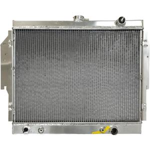 CU922 Car Aluminum Radiator Compatible for Dodge W200 1979-1980, W150 1979-1985, Ramcharger 1979-1980, D200 1979-1980, D150 1979-1987, D100 1979, D250 1981-1987 Engine Coolant Radiator (4089366)