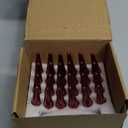 JDMSPEED New Wheel Spike Lug Nuts (24pcs) with 1 Socket Key Red 14x1.5 4.5 Tall 6 Lug 14mmx1.5 Replacement for GMC Chevy Ford Vehicles